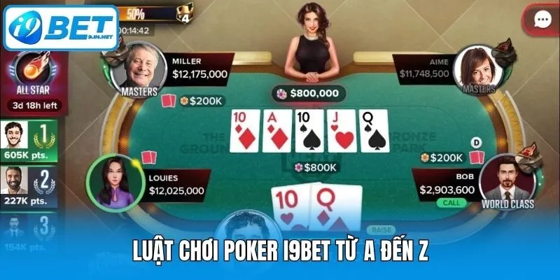 Luật chơi Poker i9bet từ A đến Z